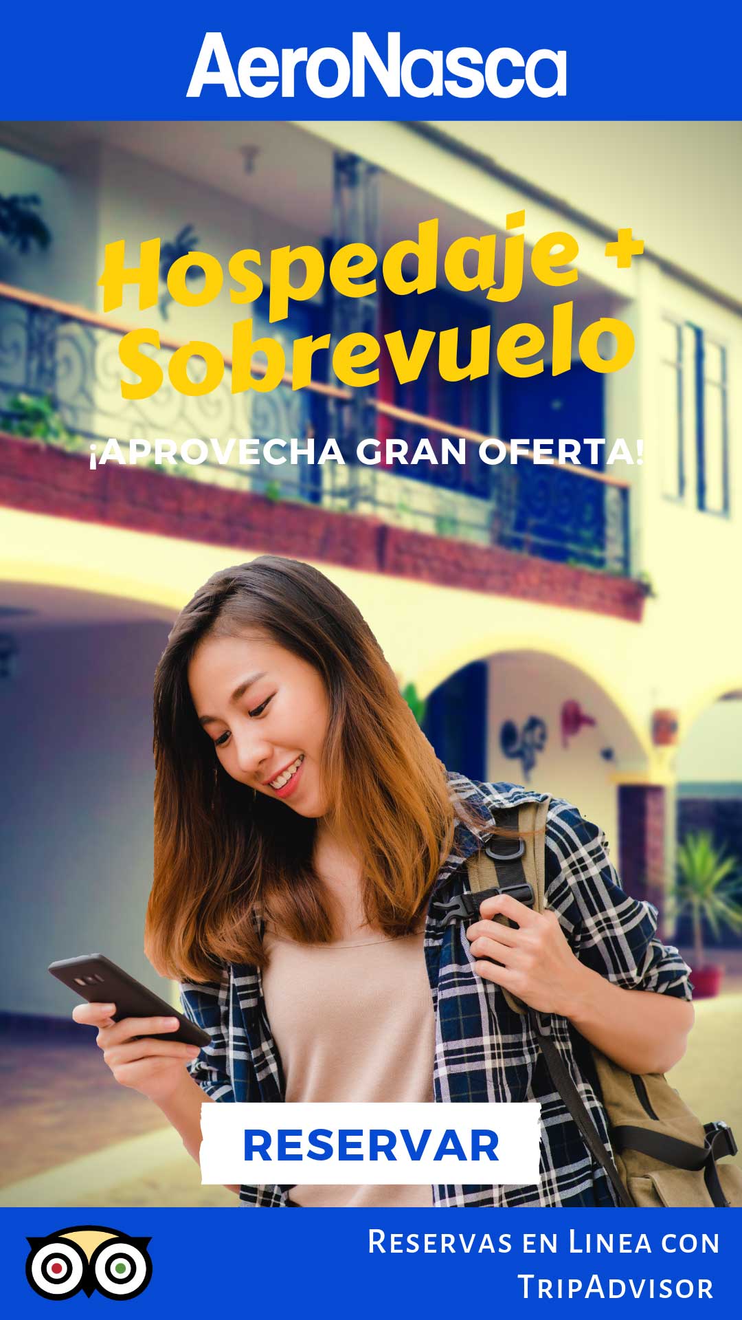 Tour Full Days a Las Lineas de Nazca con Sobrevuelo Incluido.