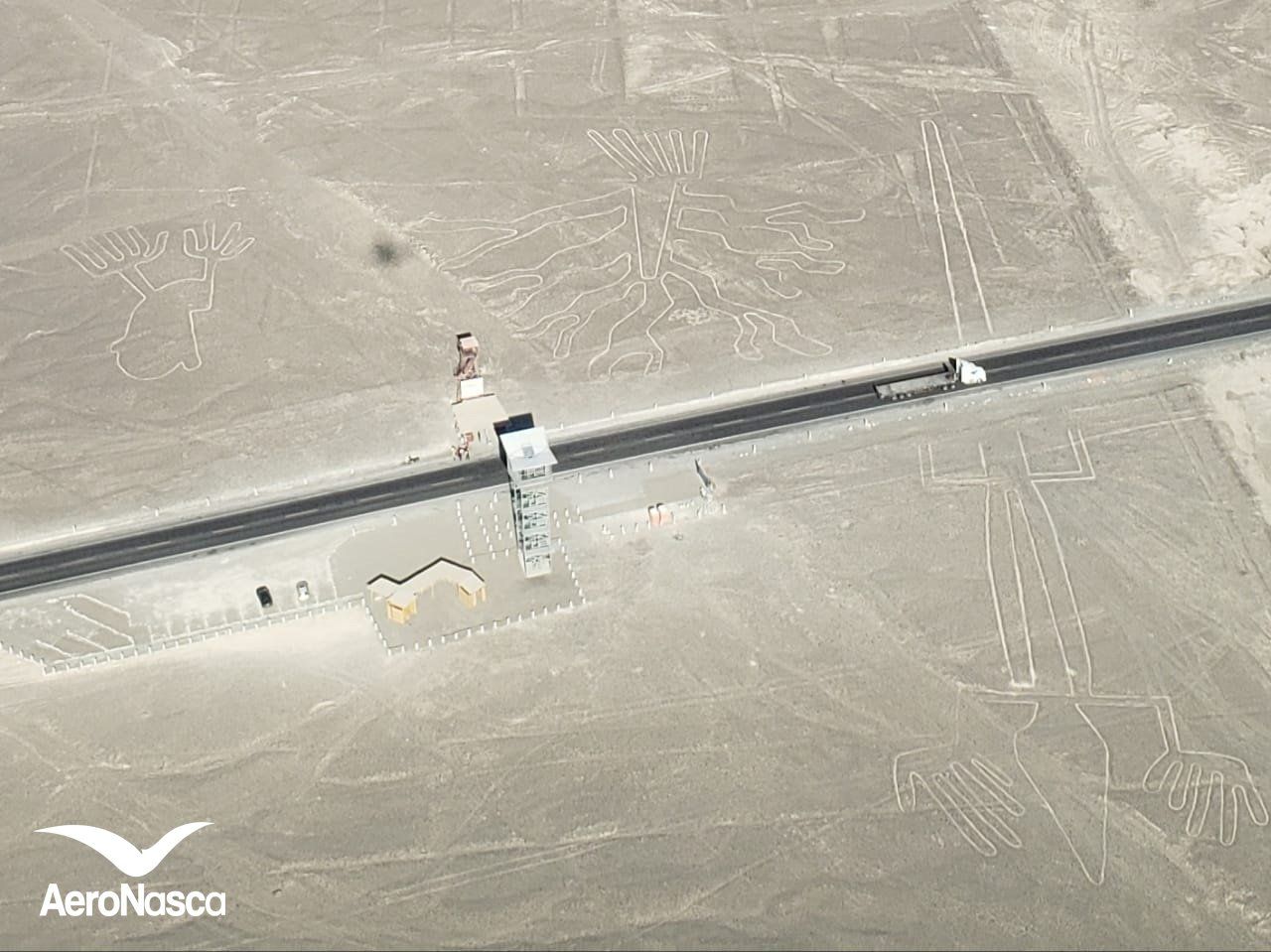 Nazca Lines Tower 🗼 Only 3 Nazca Lines can be observed from the Nazca Lines Tower.